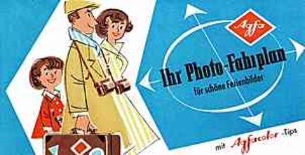 Agfa - "Ihr Photo-Fahrplan für schöne Ferienbilder" 1957